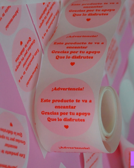 Stickers ¡Advertencia! ❤